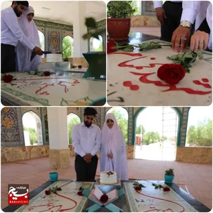 جشن بزرگ آب وآینه ،به همراه پیوند فاطمی زوجهای جوان توسط مرکزبسیج شهید تندگویان وزارت نفت جنوب