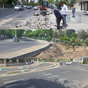 کاهش&zwnj; چشمگیر تصادفات با &zwnj;انجام اصلاح هندسی میدان امام حسن مجتبی(ع)