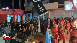 کاروان اسرا در کوچه&zwnj;های باغملک ؛ روایتی از غربت تا عظمت