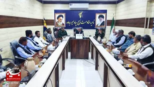 برگزاری نشست روشنگری و جهاد تبیین با حضور یادگار دفاع مقدس در میرجاوه
