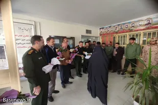 تقدیر گروه جهادی مهدیه نهاوند از مدافعین امنیت