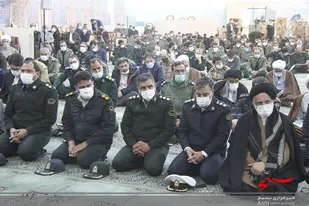 مراسم ترحیم سردار شهید حاج مهدی مهدوی نژاد در سپاه استان قم برگزار شد