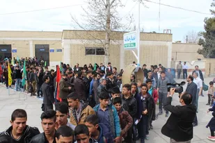 اعزام 120 نفر از دانش آموزان پسر شاهرود به اردوی راهیان نور