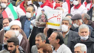 تصاویر راهپیمایی با شکوه 22 بهمن در خمینی شهر