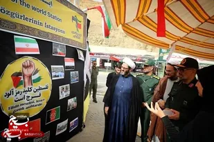 فرمانده سپاه شهدای آذربایجان&zwnj;غربی از موکب&zwnj;های تمرچین بازدید کرد