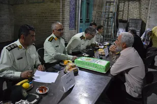 بررسی مشکلات مردمی محله بی بی زبیده در مسجد افضلیه شهرری