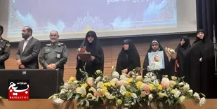 تکریم از پرچمداران حریم عفاف در مشهد