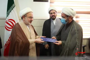 مراسم معرفی فرمانده پایگاه بسیج مرکز مدیریت حوزه برگزار شد