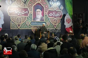 مراسم بزرگداشت سیدالشهداء انقلاب و اربعین شهدای جنگ رمضان سپاه انصارالحسین(ع) همدان