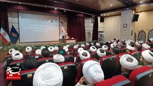 همایش تبیین و نخبگانی حوزویان بسیجی خراسان برگزار شد