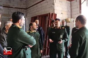 بازدید فرمانده سپاه استان سمنان از پروژه&zwnj;های عمرانی سپاه شاهرود