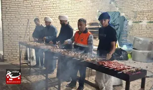 تبلورخدمت درنقطه صفر مرزی/استمرار فعالیت جهادی موکب شهدای شهرستان لالی درچزابه