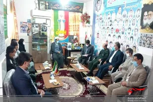 دیدار فرمانده حوزه نجف اشرف بنجار با امام جمعه این شهر
