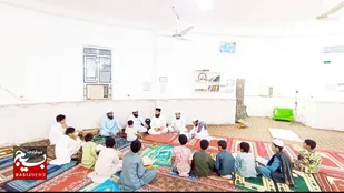 برگزاری حلقه قرآنی به مناسبت هفته بسیج در مسجد حسن&zwnj;آباد کهیر