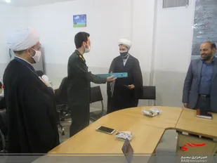 تکریم و معارفه رابط نمایندگی ولی فقیه در حوزه 19 سلمان فارسی