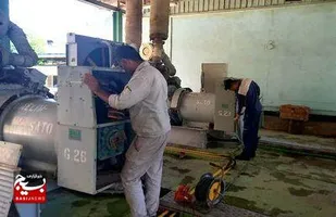 تعمیرات اساسی چهار دستگاه دیزل ژنراتور در سد و نیروگاه مسجدسلیمان