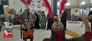 اختتامیه سومین سوگواره تعزیه بسیج مازندران در روستای قلعه کش دابودشت