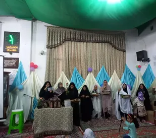 جشنی با عنوان "ازدواج آسان" در محل قبر سبز گرمسیر تفت برگزار شد