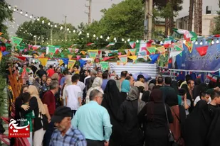 برگزاری جشن دو کیلومتری عید غدیرخم در هشتگرد + تصاویر