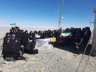 فتح قله باقران توسط ۱۱۰نفر از خواهران بسیجی