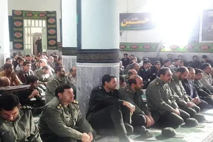 دیدار بسیجیان نهاوندی با امام جمعه به&zwnj;مناسبت هفته بسیج