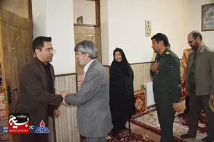 دیدار مدیر منطقه زاهدان با خانواده شهید مدافع امنیت شهید مسلم کیخا