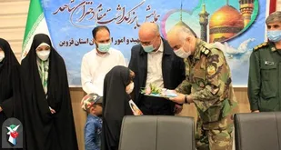 از دختران شاهد تجلیل شد
