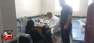 خدمت به محرومان با برپایی اردوی پزشکان جهادگر در خسرج حمیدیه