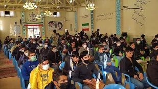 مراسم عزاداری شهادت حضرت زهرا (س) در دبیرستان شهید حسین انصاری برگزار شد