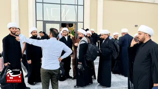 نخستین گروه مبلغان بین&zwnj;المللی اربعین از مرز شلمچه راهی عراق شد