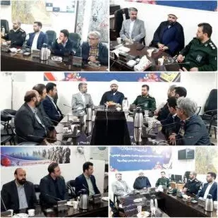 دیدار مسئولین پیشوا با فرمانده سپاه