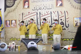 مراسم بزرگداشت کربلایی کاظم ساروقی و یادواره شهدای ساروق شهرستان اراک