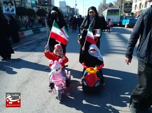 جوانه&zwnj;های انقلاب در یوم الله ۲۲ بهمن نکا