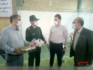 مراسم تجلیل از رزمندگان خط مقدم جبهه سلامت برگزار شد+تصاویر