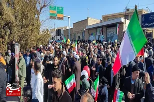 راهپیمایی 22 بهمن با حضور پرشکوه مردم سرخه برگزار شد