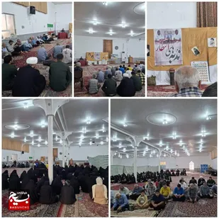 برگزاری مراسم پرفیض دعای ندبه به مناسبت هفته دفاع مقدس در جای جای گتوند