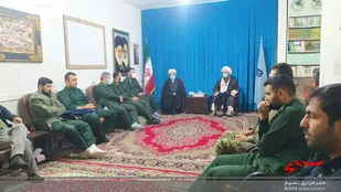 &nbsp;دیدار پایوران سپاه ناحیه حضرت علی اکبر(ع) با امام جمعه اشتهارد+تصاویر