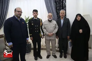 قدردانی استاندار خوزستان از افسر رشید بازمانده ناوچه دنا