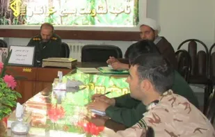 جلسه قرارگاه صالحین در سپاه ناحیه خوانسار