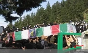 پیکر مطهر شهید &laquo;رمضانعلی میرزایی&raquo; در سوادکوه تشییع شد