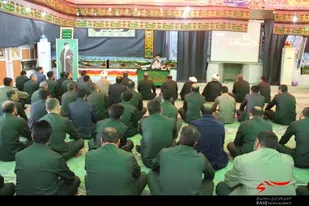 قرائت زیارت اربعین درسپاه قمربنی هاشم (علیه السلام)