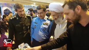 بازدید مدیرعامل سازمان صنایع هوایی وزارت دفاع از نمایشگاه اسوه در ساری