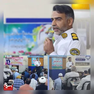 برگزاری کلاس آموزش مقررات رانندگی به مناسبت دهه ولایت درهندیجان