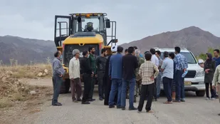ازمناطق آسیب دیده از سیل شهرستان زرند