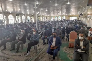 رزمایش اقتدار بسیج با حضور اقشار مختلف بسیج و مسئولین در مصلای بزرگ داراب برگزار شد