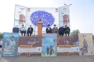 آئین افتتاح طرح جهادگران فاطمی در گرمسار