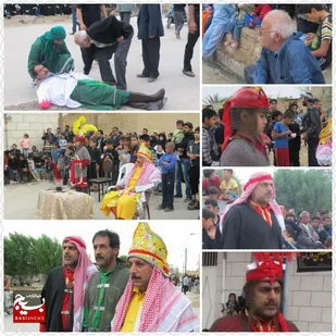 استقبال عمومی ازآیین سنتی تعزیه خوانی در هندیجان