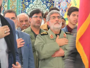 مراسم چهلمین روز خاکسپاری شهید جیلان دربروجن