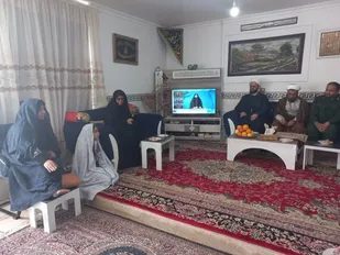 عیادت نماینده ولی فقیه  از زهرا عربنژاد
