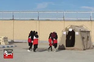 رزمایش گردان الی&zwnj;بیت&zwnj;المقدس ۱۶ همزمان با سراسر استان در سراوان